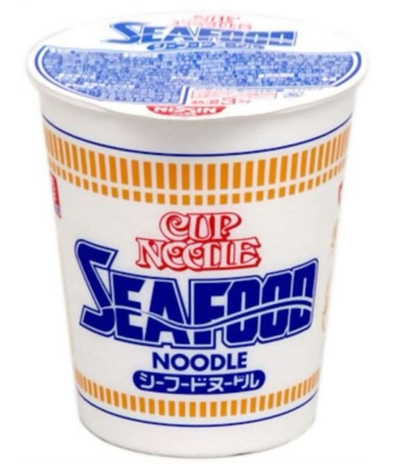 Cup-Nudeln mit Meeresfrüchten