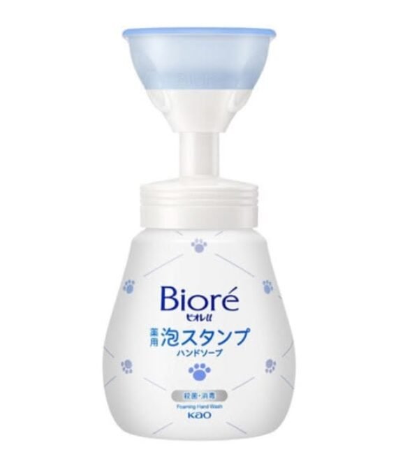 Săpun de mâini Biore U Foam Stamp, 240 ml — Ediția „Amprenta labei”
