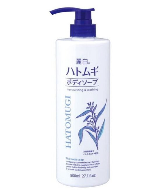 Savon pour le corps Hatomugi 800 ml — Graines de coix et acide hyaluronique