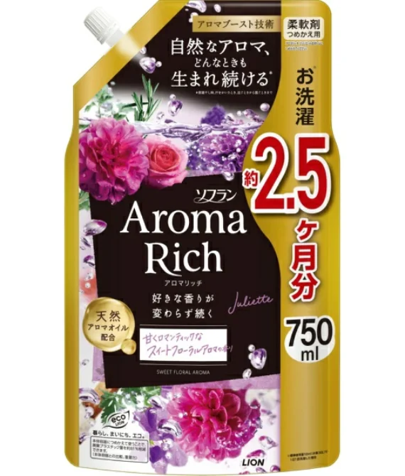 Lion Soflan Aroma Rich – Ricarica ammorbidente 750 ml – Juliette