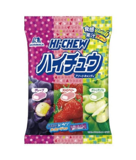 Hi-Chew assortis 86 g — Raisin, fraise et pomme verte